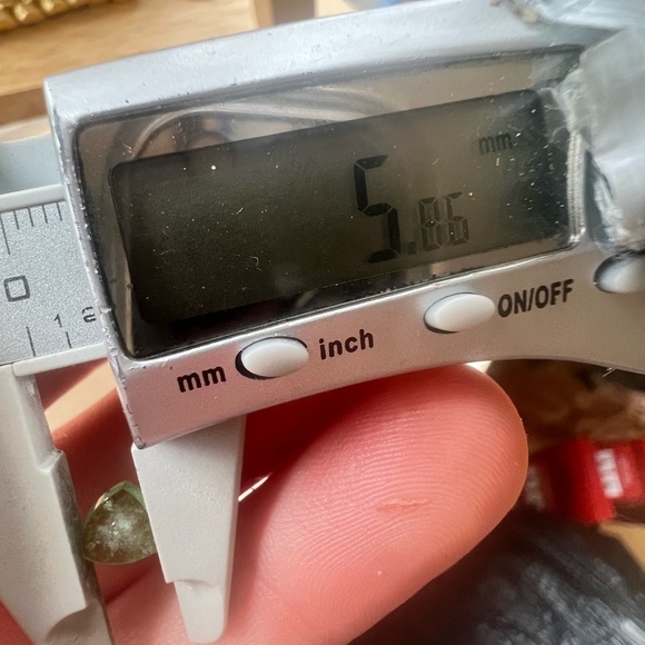 8 carats or genuine watermelon tourmaline polished slices! With gem jar . NICE!! - Picture 5 of 15